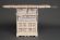 Гладильный комод с 3-я корзинами Secret De Maison CAMPANARD ( mod. PE-03 ), paulownia, мдф, 64x35x83см, butter white (слоновая кость), ткань -розочки