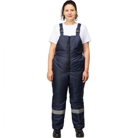 Полукомбинезон рабочий зимний женский з46-ПК синий (р.40-42) 170-176 Полукомбинезон рабочий зимний женский з46-ПК синий (р.40-42) 170-176