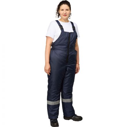 Полукомбинезон рабочий зимний женский з46-ПК синий (р.40-42) 170-176 Полукомбинезон рабочий зимний женский з46-ПК синий (р.40-42) 170-176