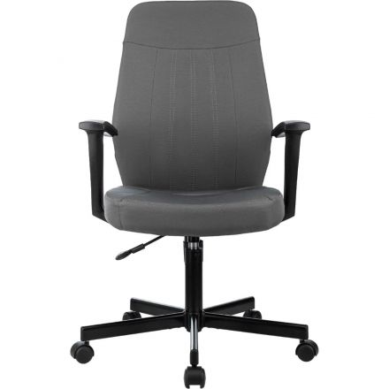 Кресло VB_EChair 224 PPU серый Neo Grey металл