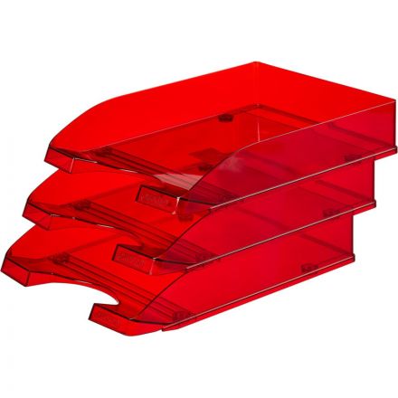 Лоток горизонтальный Attache Line прозрачный бордовый 340х255х63мм Лоток горизонтальный Attache Line прозрачный бордовый 340х255х63мм