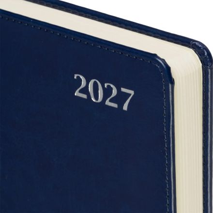 Ежедневник датированный 2027 Attache АГЕНДА А5 168л 138x213мм темно-синий