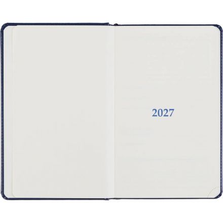 Ежедневник датированный 2027 Attache АГЕНДА А5 168л 138x213мм темно-синий