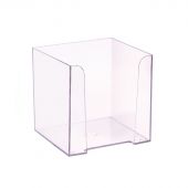 Бокс для бумаги прозрачный 90х90х90 мм Бокс для бумаги прозрачный 90х90х90 мм