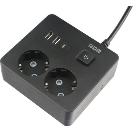 Удлинитель Power Cube, 2р,3USB, 3500 Вт, 16А,1.9 м, 3x1,0 черн.(PC-1B-2M) Удлинитель Power Cube, 2р,3USB, 3500 Вт, 16А,1.9 м, 3x1,0 черн.(PC-1B-2M)