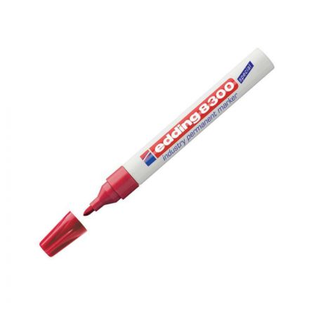 Маркер промышленный Edding E-8300/2 для жирных и пыльных поверхностей красный (1.5-3 мм) Маркер промышленный Edding E-8300/2 для жирных и пыльных поверхностей красный (1.5-3 мм)