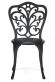 Стул Tetchair Secret De Maison Mozart, алюминиевый сплав, 53х41х89см, черный