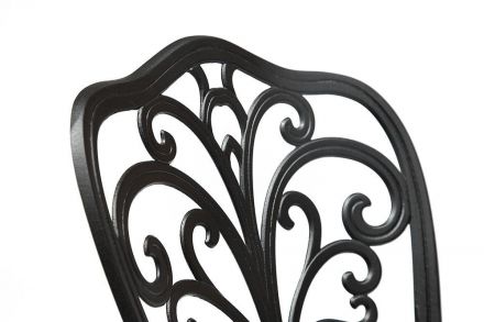 Стул Tetchair Secret De Maison Mozart, алюминиевый сплав, 53х41х89см, черный