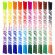 Фломастеры двусторонние утолщенные BRAUBERG "PREMIUM" "BI-COLOR", 10 шт., 20 цветов, двухцветные, вентилируемый колпачок, 151945
