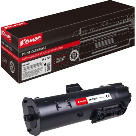Тонер-картридж Комус TK-1200 чер. для Kyocera ECOSYS M2235/P2335/M2735 Тонер-картридж Комус TK-1200 чер. для Kyocera ECOSYS M2235/P2335/M2735