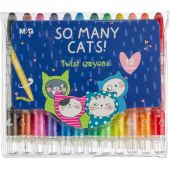 Мелки восковые M&G, круглые, выдвижной механизм, 12 цветовв наб, для детей Мелки восковые M&G, круглые, выдвижной механизм, 12 цветовв наб, для детей