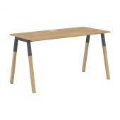 Стол FST 1367 Дуб Гамильтон/Черный графит-Бук 1380х670х733 FORTA Стол FST 1367 Дуб Гамильтон/Черный графит-Бук 1380х670х733 FORTA