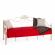 Кровать CANZONA Wood slat base дерево гевея/металл, 90*200 см (Day bed), Белый (butter white)