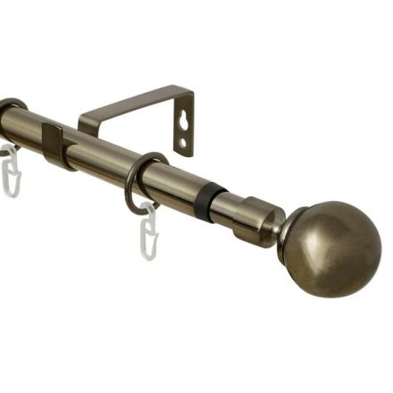 Карниз SKR телескоп. 160/320 однорядный Классика, Золото антик Карниз SKR телескоп. 160/320 однорядный Классика, Золото антик