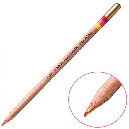 Карандаши цветные многоцветные TRI-TONE 3444, 24шт, металл.коробка Карандаши цветные многоцветные TRI-TONE 3444, 24шт, металл.коробка
