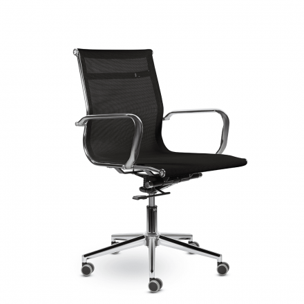 Кресло СН-300 Кайман Н хром Ср СК11 (черный) Кресло СН-300 Кайман Н хром Ср СК11 (черный)