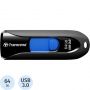 Флеш-память Transcend JetFlash 790, 64Gb, USB 3.1 G1, ч/син, TS64GJF790K Флеш-память Transcend JetFlash 790, 64Gb, USB 3.1 G1, ч/син, TS64GJF790K