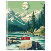 Дневник 1-11 кл. 40л. (твердый) BG "Горный пейзаж", матовая ламинация