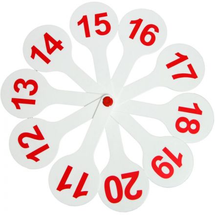 Веер-касса цифры СТАММ от 1 до 20 прямой и обратный счет, ВК15 Веер-касса цифры СТАММ от 1 до 20 прямой и обратный счет, ВК15