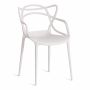 Стул Кет Чаир/Cat Chair (мод.028) пластик, 53х59х82,5см, белый