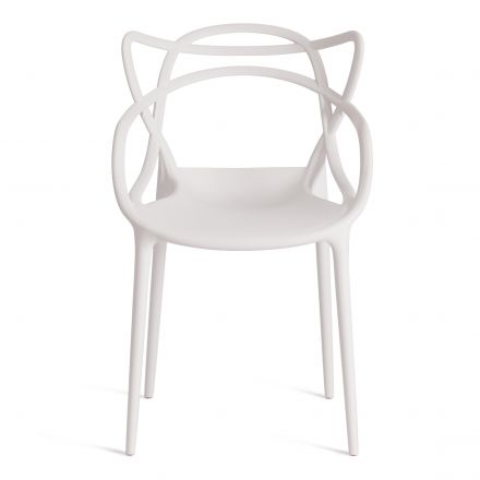 Стул Кет Чаир/Cat Chair (мод.028) пластик, 53х59х82,5см, белый Стул Кет Чаир/Cat Chair (мод.028) пластик, 53х59х82,5см, белый