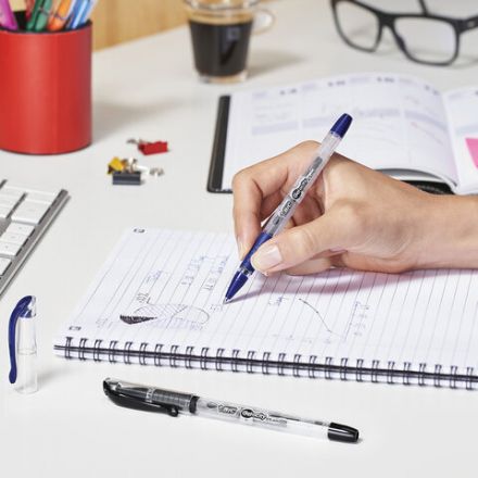 Ручка гелевая с грипом BIC "Gelocity Stic", СИНЯЯ, узел 0,5 мм, линия письма 0,29 мм, CEL1010265 Ручка гелевая с грипом BIC "Gelocity Stic", СИНЯЯ, узел 0,5 мм, линия письма 0,29 мм, CEL1010265