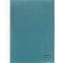 Тетрадь общая А4 96л Attache Metallic Голубой клетка, греб, картон, фольга