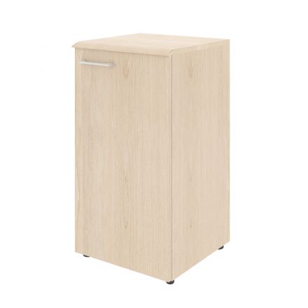 Шкаф колонка с глухой малой дверью (R) и топом WLC 42.1(R) Бук Тиара 432х432х814 WAVE