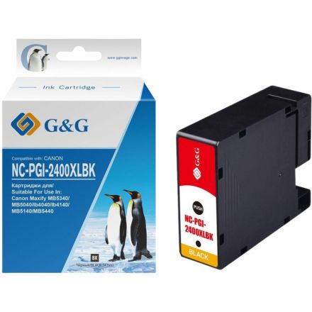 Картридж струйный G&G NPGI-2400XL BK чер. для Canon MAXIFY iB4040/ МВ5040 Картридж струйный G&G NPGI-2400XL BK чер. для Canon MAXIFY iB4040/ МВ5040