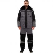 Костюм рабочий зимний муж з03-КПК сер/черн (р.56-58) 182-188 Костюм рабочий зимний муж з03-КПК сер/черн (р.56-58) 182-188