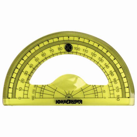 Набор чертежный малый ЮНЛАНДИЯ "START 3D" (линейка 15 см, 2 треугольника, транспортир), прозрачный, желтый, 210741 Набор чертежный малый ЮНЛАНДИЯ "START 3D" (линейка 15 см, 2 треугольника, транспортир), прозрачный, желтый, 210741