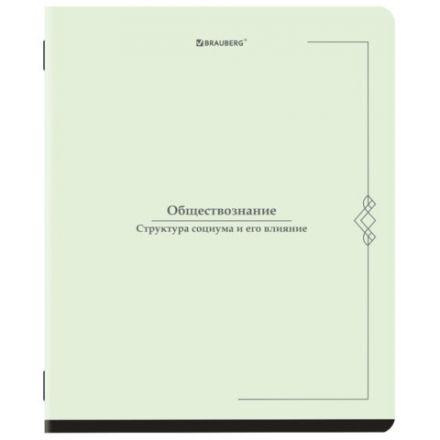 Тетради предметные, КОМПЛЕКТ 12 ПРЕДМЕТОВ, 48 л., SoftTouch, BRAUBERG "VINTAGE", 405183