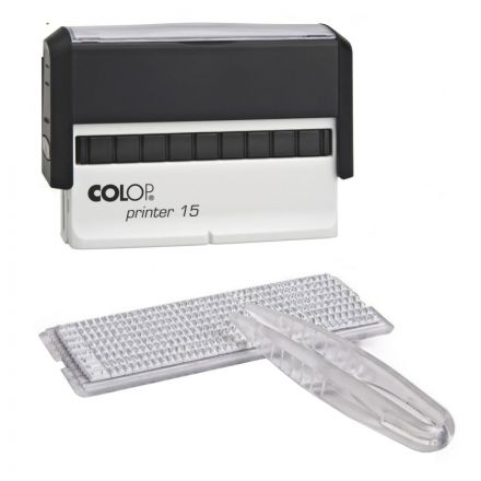 Штамп самонаборный Colop Printer 15-Set пластиковый 2 строки Штамп самонаборный Colop Printer 15-Set пластиковый 2 строки