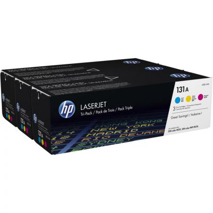 Картридж лазерный HP 131A U0SL1AM CMY для LJ Pro 200 (3шт/уп) Картридж лазерный HP 131A U0SL1AM CMY для LJ Pro 200 (3шт/уп)