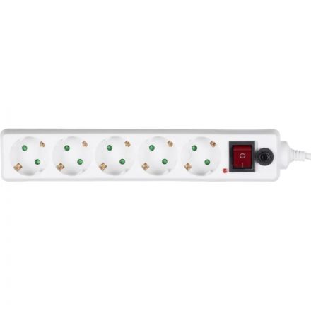 Сетевой фильтр BigTech CD5-1,8W75 (5р/1,8м/10А/2500Вт 0,75мм белый) Сетевой фильтр BigTech CD5-1,8W75 (5р/1,8м/10А/2500Вт 0,75мм белый)
