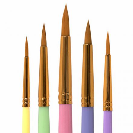 Кисти СИНТЕТИКА набор 5 шт. (круглые № 1, 2, 3, 4, 5), блистер, BRAUBERG KIDS, 201076 Кисти СИНТЕТИКА набор 5 шт. (круглые № 1, 2, 3, 4, 5), блистер, BRAUBERG KIDS, 201076