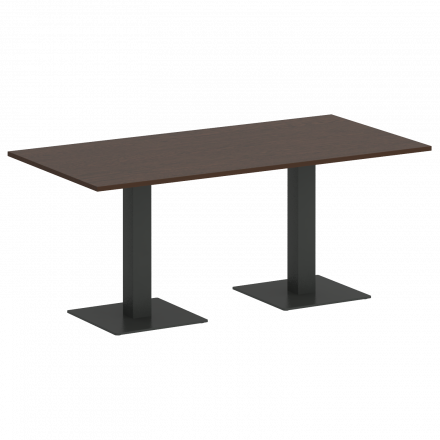 Home Office Стол прямоугольный VR.SP-5-180.2 Венге/Антрацит металл 1800*900*750