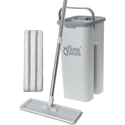 Комплект для уборки швабра плокая с ведром для отжима Compact 2, Home Queen Комплект для уборки швабра плокая с ведром для отжима Compact 2, Home Queen