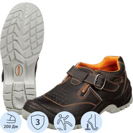 Полуботинки с перфор (сандалии)Мистраль ПУ/ТПУ с МП и МС р.43 (105875) Полуботинки с перфор (сандалии)Мистраль ПУ/ТПУ с МП и МС р.43 (105875)