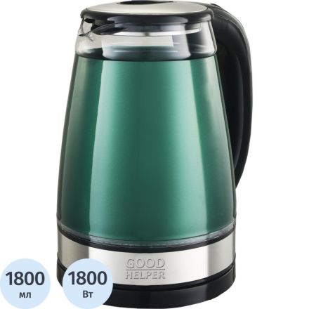 Чайник GOODHELPER KPG-1811 Green, электрический Чайник GOODHELPER KPG-1811 Green, электрический