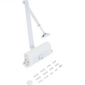 Доводчик дверной NOTEDO DC-100 легкий характер WHITE  до 120кг (10)