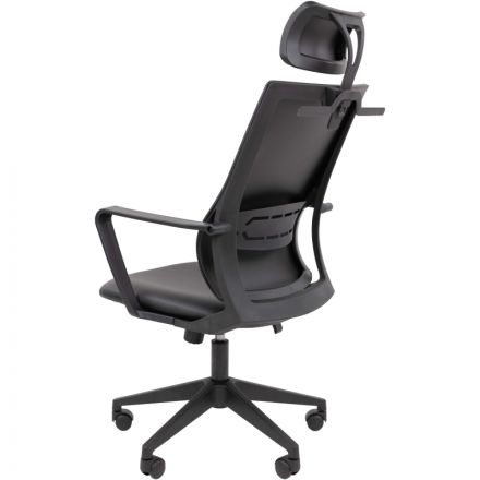 Кресло VT_Chairman 545 экокожа черный Кресло VT_Chairman 545 экокожа черный