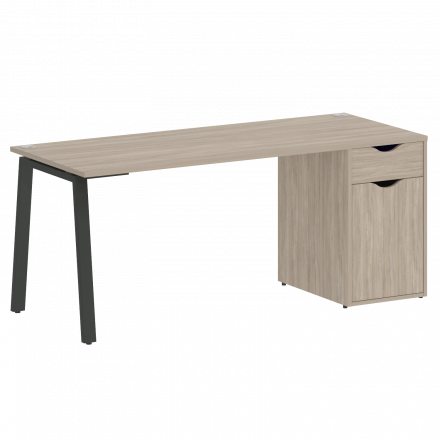Home Office Стол письменный VR.SP-3-178.1.A Дуб аттик/Антрацит металл 1780*720*750 Home Office Стол письменный VR.SP-3-178.1.A Дуб аттик/Антрацит металл 1780*720*750