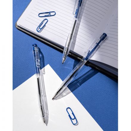 Ручка шариковая автомат. Attache Economy прозр.корп,0,7мм синий Ручка шариковая автомат. Attache Economy прозр.корп,0,7мм синий
