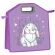 Папка-сумка ЮНЛАНДИЯ, 1 отделение, фетровые ручки, 34х30х11 см, "Little bunny", 270998