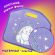 Папка-сумка ЮНЛАНДИЯ, 1 отделение, фетровые ручки, 34х30х11 см, "Little bunny", 270998