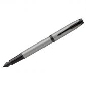 Ручка перьевая Parker "IM Achromatic Grey" синяя, 0,8мм, подарочная упаковка