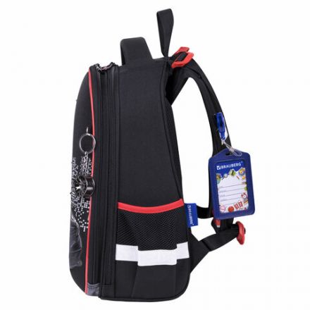 Ранец BRAUBERG PREMIUM, 2 отделения, с брелком, "City car", LED ЛАМПОЧКИ, 38х29х16 см, 271356 Ранец BRAUBERG PREMIUM, 2 отделения, с брелком, "City car", LED ЛАМПОЧКИ, 38х29х16 см, 271356