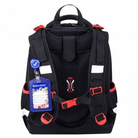 Ранец BRAUBERG PREMIUM, 2 отделения, с брелком, "City car", LED ЛАМПОЧКИ, 38х29х16 см, 271356 Ранец BRAUBERG PREMIUM, 2 отделения, с брелком, "City car", LED ЛАМПОЧКИ, 38х29х16 см, 271356