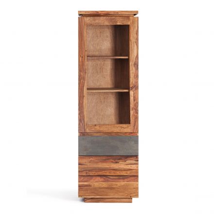 Витрина Secret de Maison Росвуд/Rosewood (мод. GK9801-192) массив палисандра/стекло, 60х40х192см, натуральный тонированный
